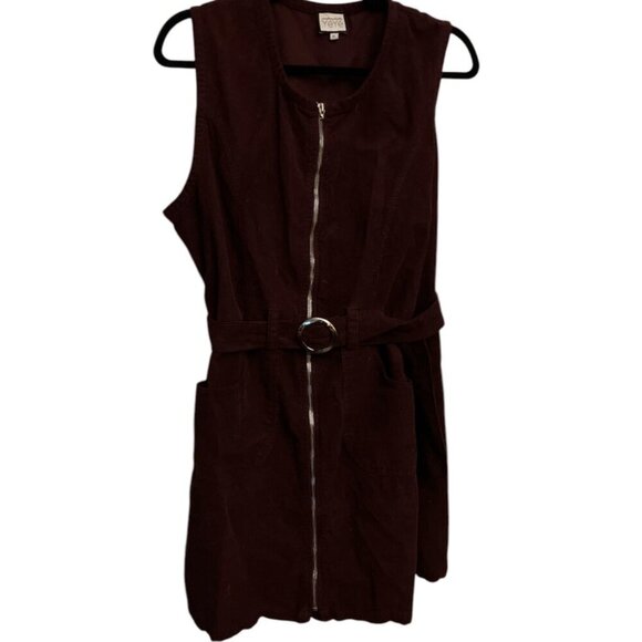 Burgundy Corduroy Jumper - Picture 8 of 8